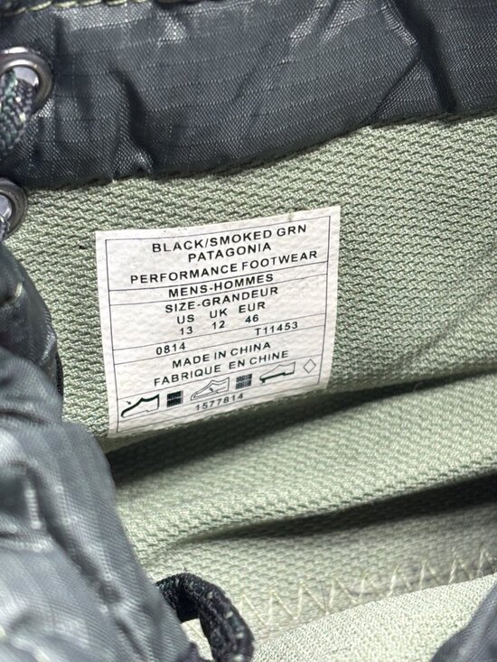 Patagonia Activist Puff High Waterproof Winter Boots Black Smoked Green Mens 13 main image 12